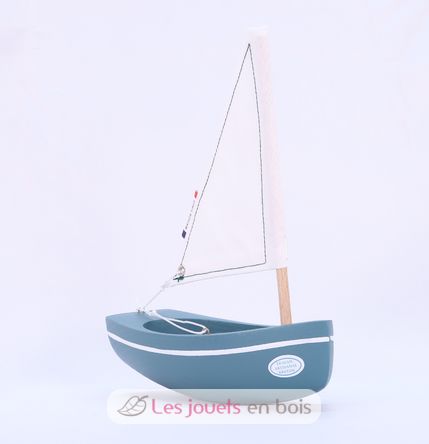 Bateau Le Bâchi vert abysses 17cm TI-N200-BACHI-VERT-ABYSSES Maison Tirot 4