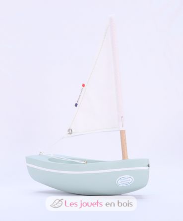 Bateau Le Bâchi vert d'eau 17cm TI-N200-BACHI-VERT-EAU Maison Tirot 3