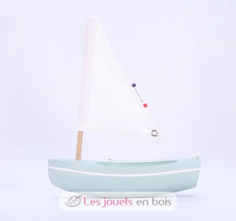 Bateau Le Bâchi vert d'eau 17cm TI-N200-BACHI-VERT-EAU Maison Tirot 4