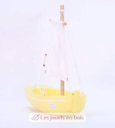 Bateau Le Misainier jaune 22cm TI-N205-MISAINIER-JAUNE Maison Tirot 3