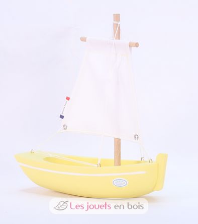 Bateau Le Misainier jaune 22cm TI-N205-MISAINIER-JAUNE Maison Tirot 2