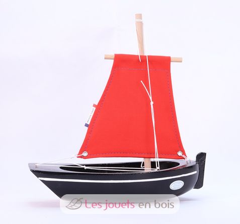 Bateau Le Misainier noir 22cm TI-N205-MISAINIER-NOIR Maison Tirot 2