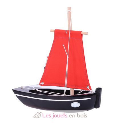 Bateau Le Misainier noir 22cm TI-N205-MISAINIER-NOIR Maison Tirot 1