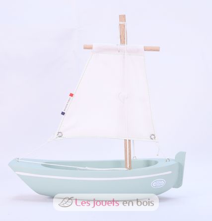 Bateau Le Misainier vert d'eau 22cm TI-N205-MISAINIER-VERT-EAU Maison Tirot 2