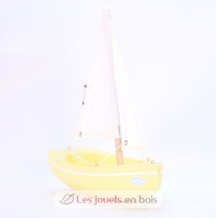 Bateau Le Sloop jaune 21cm TI-N202-SLOOP-JAUNE Maison Tirot 3