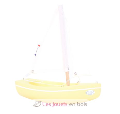 Bateau Le Sloop jaune 21cm TI-N202-SLOOP-JAUNE Maison Tirot 1