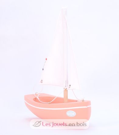 Bateau Le Sloop rose 21cm TI-N202-SLOOP-ROSE Maison Tirot 3