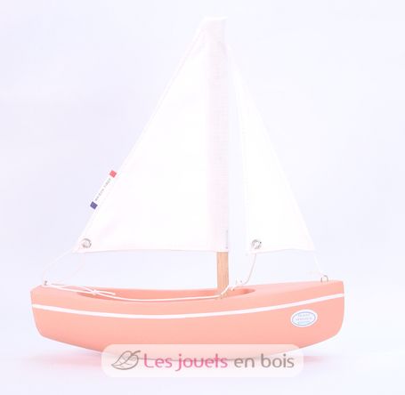 Bateau Le Sloop rose 21cm TI-N202-SLOOP-ROSE Maison Tirot 2