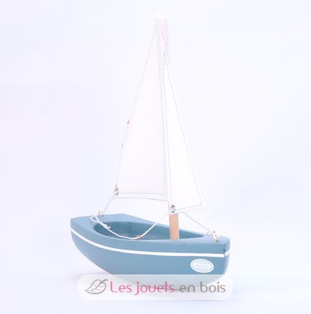 Bateau Le Sloop vert abysses 21cm TI-N202-SLOOP-VERT-ABYSSES Maison Tirot 3