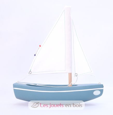 Bateau Le Sloop vert abysses 21cm TI-N202-SLOOP-VERT-ABYSSES Maison Tirot 2