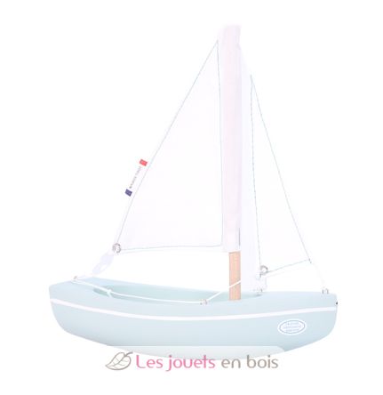 Bateau Le Sloop vert d'eau 21cm TI-N202-SLOOP-VERT-EAU Maison Tirot 1