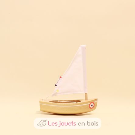 Bateau Le Bâchi bois naturel 17cm TI-N200-BACHI-BOIS-NATUREL Maison Tirot 3