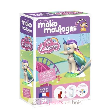 Coffret moulage Ma licorne Arc-en-ciel MM39108 Mako Créations 1