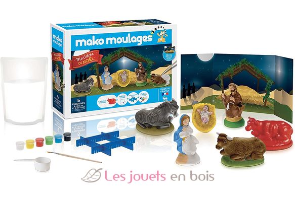 Coffret moulage Crèche de Noël MM-39012 Mako Créations 2