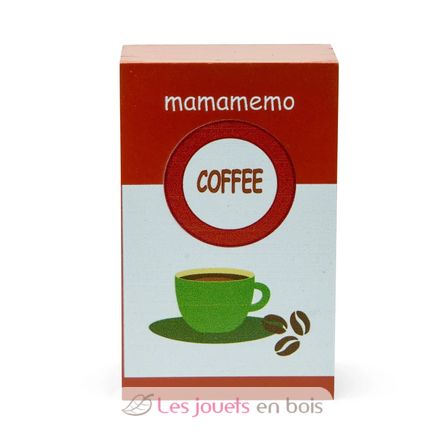 Paquet de grains de café en bois As-85600 Mamamemo 1