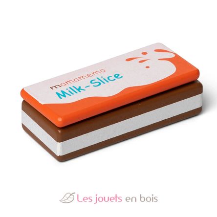 Barre de chocolat au lait en bois As-85667 Mamamemo 2
