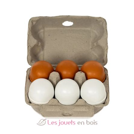 Gros œufs en bois dans leur boite As-85686 Mamamemo 2