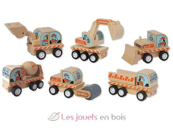 Véhicule de chantier Pelleteuse Jouet en bois enfant Hape Dès 3 ans