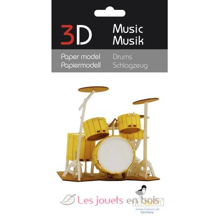 Maquette 3D en papier batterie FRI-11572 Fridolin 2