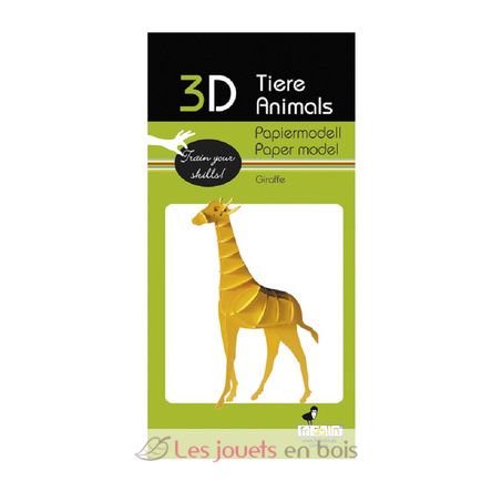 Maquette 3D en papier Girafe FR-11619 Fridolin 2