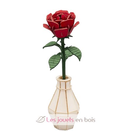 Maquette 3D en papier La Rose rouge FR-11556 Fridolin 1