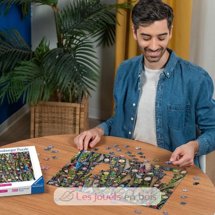 Puzzle Marché flottant en Indonésie 500 pcs RAV12001813 Ravensburger 4