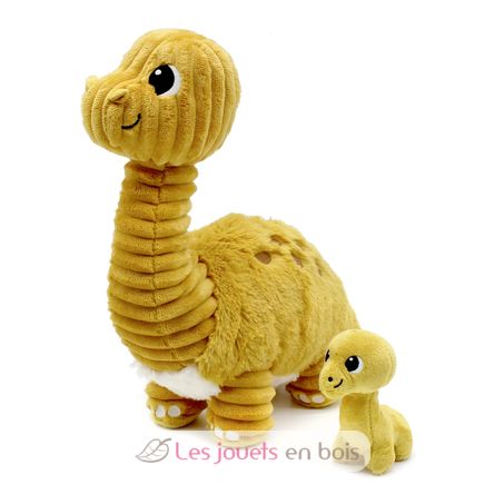 Peluche diplodocus maman et son bébé DE76300 Les Déglingos 1