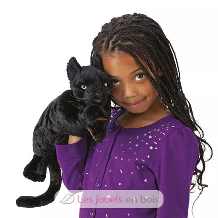 Marionnette à main Chat noir FO-2987 Folkmanis 2