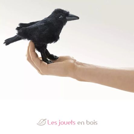 Marionnette à doigt Corbeau FO-2698 Folkmanis 2