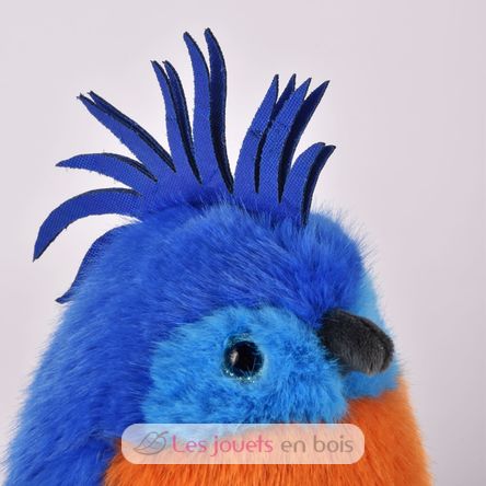 Peluche oiseau Perroquet royal 15 cm HO3438 Histoire d'Ours 4