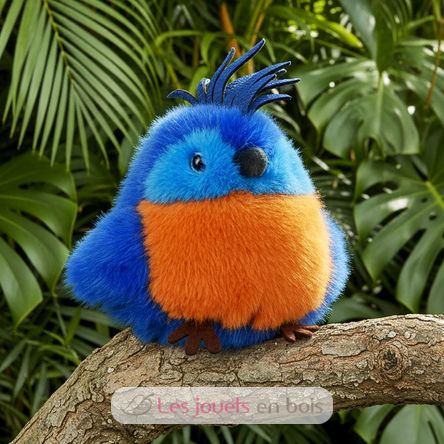 Peluche oiseau Perroquet royal 15 cm HO3438 Histoire d'Ours 3