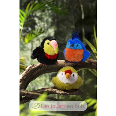 Peluche oiseau Perroquet royal 15 cm HO3438 Histoire d'Ours 7