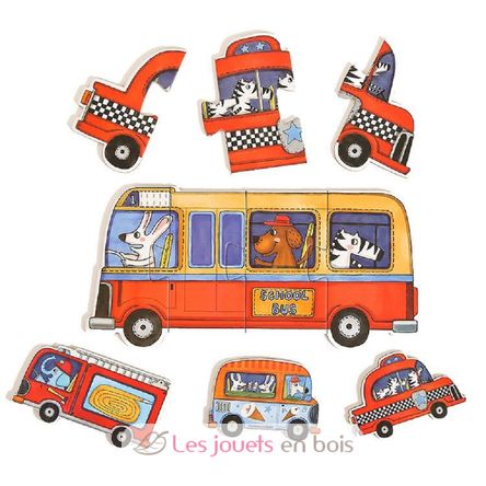 Mon 1er puzzle véhicules MD0077 Mideer 3