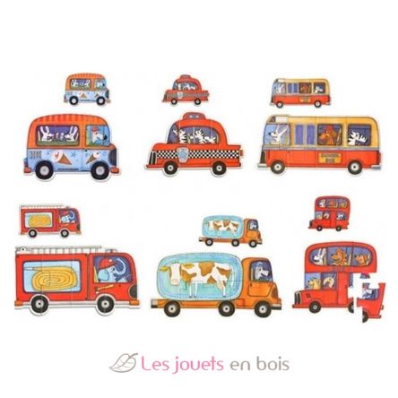 Mon 1er puzzle véhicules MD0077 Mideer 5