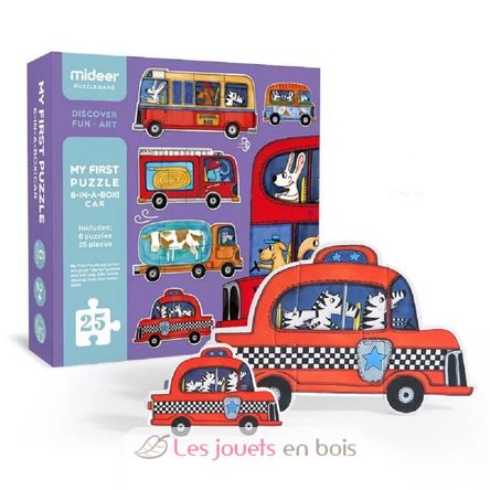 Mon 1er puzzle véhicules MD0077 Mideer 2