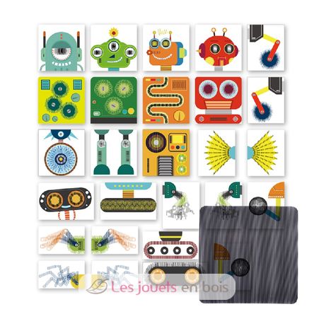 Jeu d'animation 3D robot magnétique MD1030 Mideer 3