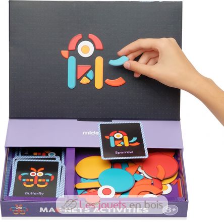 Coffret 92 formes magnétiques MD1041 Mideer 7