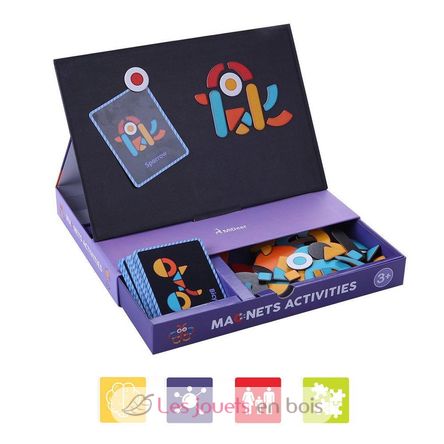 Coffret 92 formes magnétiques MD1041 Mideer 5