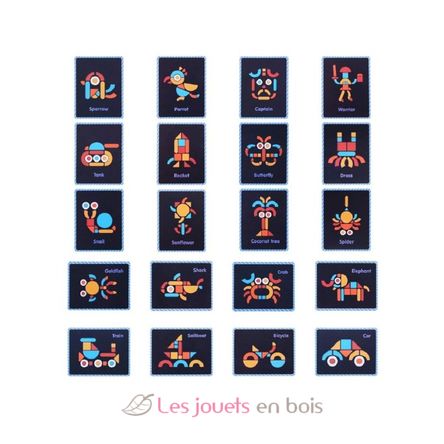 Coffret 92 formes magnétiques MD1041 Mideer 3