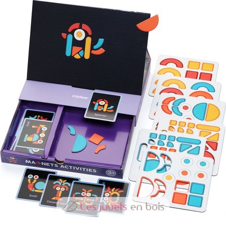 Coffret 92 formes magnétiques MD1041 Mideer 2