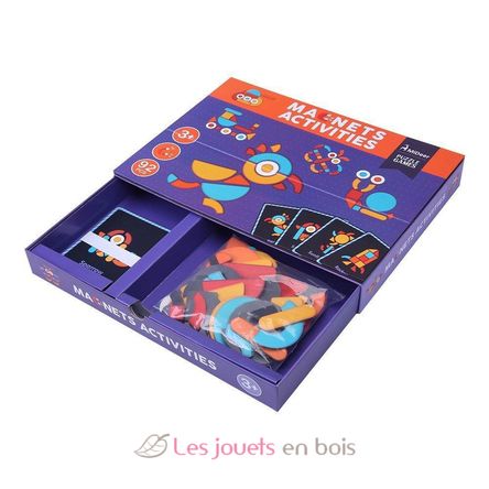 Coffret 92 formes magnétiques MD1041 Mideer 8