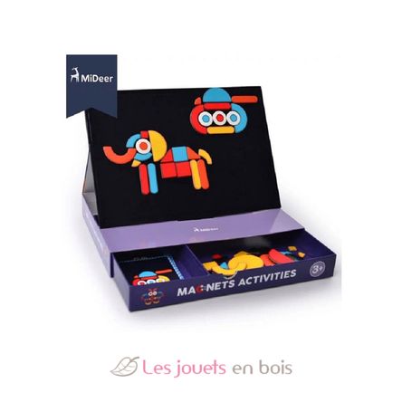 Coffret 92 formes magnétiques MD1041 Mideer 10