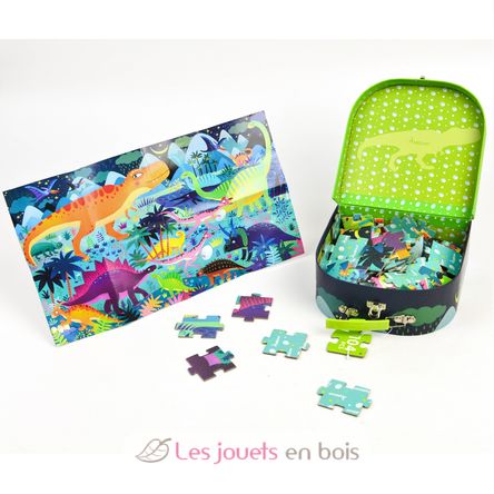 Ma Valise Puzzle Dinosaures 104 pcs MD3026 Mideer 2