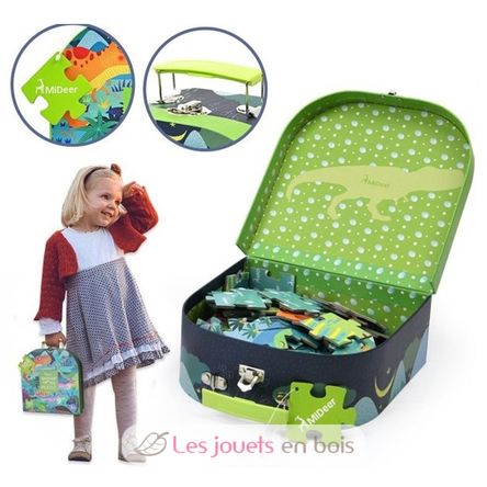 Ma Valise Puzzle Dinosaures 104 pcs MD3026 Mideer 4