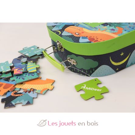 Ma Valise Puzzle Dinosaures 104 pcs MD3026 Mideer 10