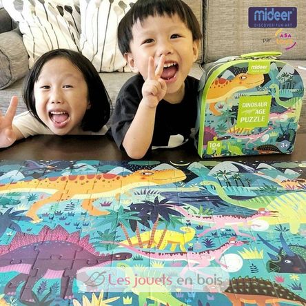 Ma Valise Puzzle Dinosaures 104 pcs MD3026 Mideer 12