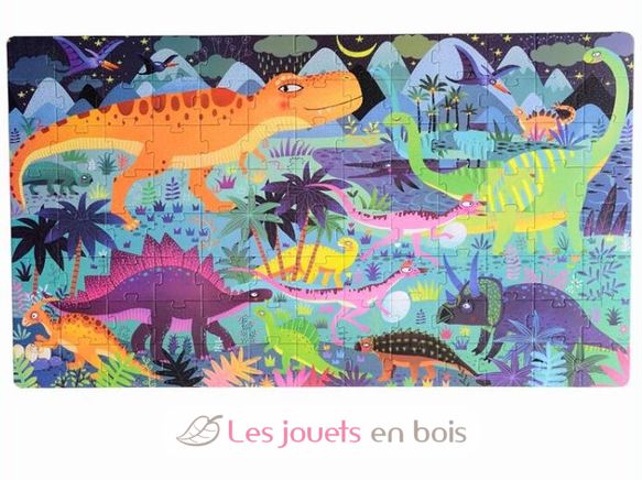 Ma Valise Puzzle Dinosaures 104 pcs MD3026 Mideer 3