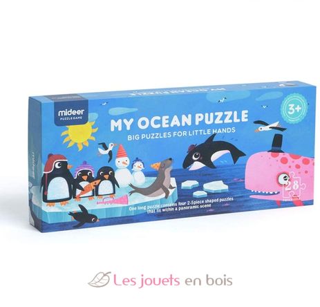 Puzzle géant de sol Océan 28 pièces - Mideer MD3034 - Puzzle pour