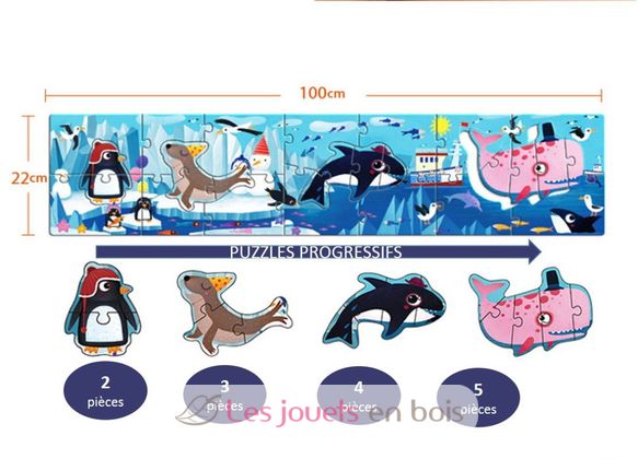 Puzzle géant de sol Océan MD3034 Mideer 2