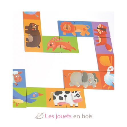 Dominos réversibles animaux MD3044 Mideer 8